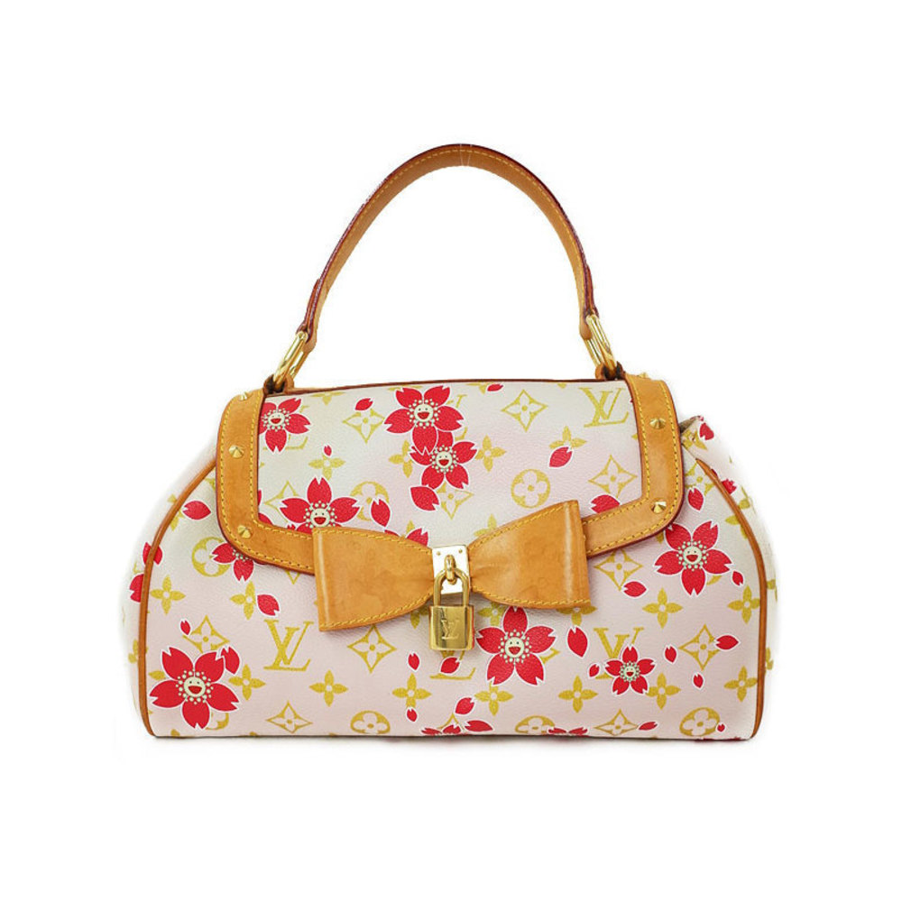 Louis Vuitton Cherry Handbag Monogram PM Retro Blossom Sac